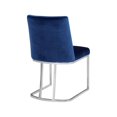 thumbnail image 5 of Meridian Furniture Heidi Navy Velvet Dining Chair (Set of 2), 5 of 5