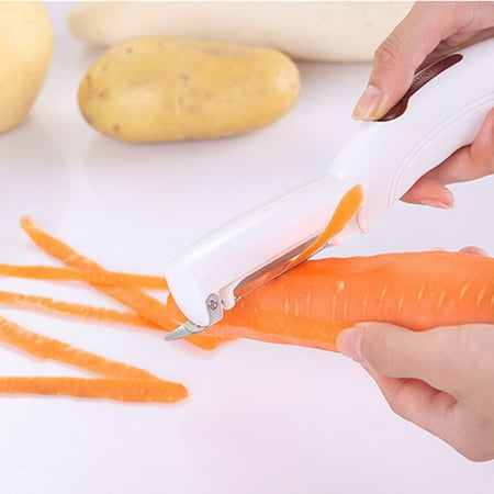 

1PCS Electric Peeler Stainless Steel Knifes Fruit Potato Peeler Electric Peeling