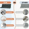 thumbnail image 4 of 40in Porch Swing Cushion ,Waterproof Patio Glider Cushions, 4in thick, Fade resist 2/3 Seater Replacement Bench Cushions for Outdoor Furniture, 4 of 6