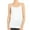 White, variant on Women's Nylon Camisole Stretch Tank Top Adjustable One Size, Dark.Grey, 1 Pack