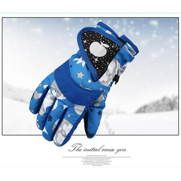 RXIRUCGD Mittens Clearance Items Winter Gloves for Kids Boys Girls Snow Windproof Mittens Outdoor Sports Skiing