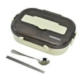 thumbnail image 4 of 304 Stainless Steel Lunch Box, Tight Portable Compartment Bento Box Convenient With Soup Bowl For Office Green, 4 of 8