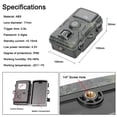 thumbnail image 2 of 16MP 1080P Portable Day Night Photo Video Taking Trail Multi-function Outdoor Huntings Animal Observation House Monitoring Photo Video Taking IP66 Waterproof with 38 Infrared Lights, 2 of 7