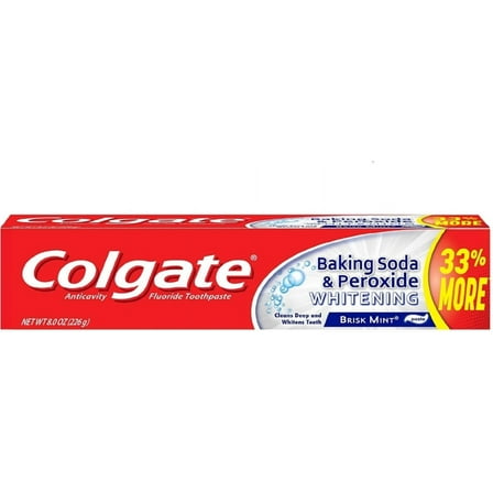 Colgate Peroxide Whitening Toothpaste, 8 Oz