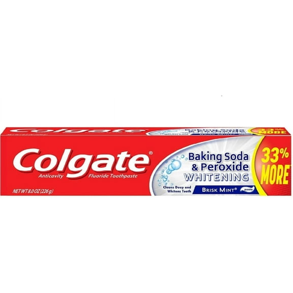 Colgate Peroxide Whitening Toothpaste, 8 Oz