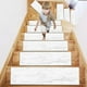 thumbnail image 4 of Ganfancp Silent Thickened Stair Mat Glue- Self-Adhesive Solid Color Carpet Home Anti-Slip Solid Wood Step Stickers Step Stickers Stair Blanket Ofertas Flash 1X Alfombrilla de Escalera, 4 of 6