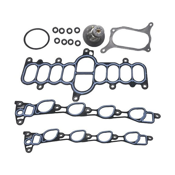 Upper and Lower Intake Manifold Gasket Set - Compatible with 1997 - 2001 Ford F-150 4.6L V8 1998 1999 2000