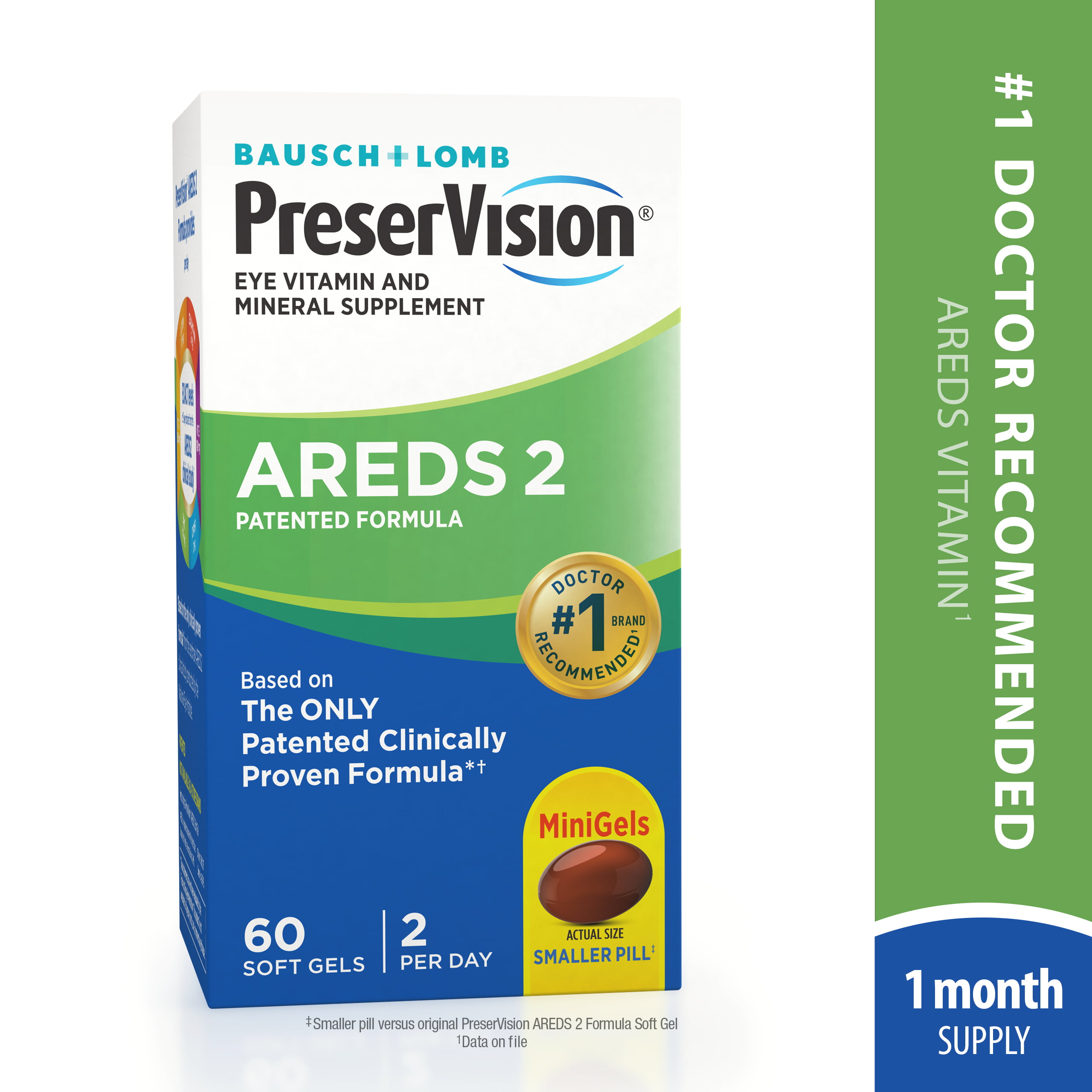 PreserVision® AREDS 2 Formula Vitamin & Mineral Supplement 60 ct Soft
