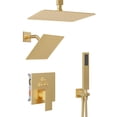 thumbnail image 1 of Sistema de ducha HoliSpa Gold con montaje en techo de 10 pulgadas y montaje en pared de 8 pulgadas, 1 of 9