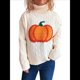 thumbnail image 1 of Suéter de Cuello Alto con Flores Torcidas para Mujer, de Larga, Informal, Cálido, para Otoño e Invierno L, 1 of 10