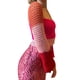 thumbnail image 3 of VISgogo Jersey de ganchillo de patchwork para mujer, manga larga, cuello cuadrado, tops recortados ahuecados VISgogo moda, 3 of 9