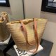 thumbnail image 2 of Weave Tote Bag Large Capacity Summer Beach Straw Handbag And Purse Female Bohemian Shoulder Bag For Women Ladies Travel Bag, 2 of 5