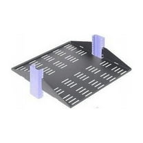 2POST RELAY RACK SHELF 20IN SOLID FLANGES DOWN