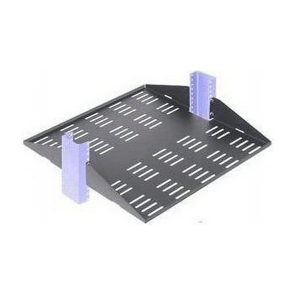 2POST RELAY RACK SHELF 20IN SOLID FLANGES DOWN