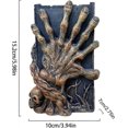 thumbnail image 4 of Halloween Bookends Statue Resin Skeleton Novelty Decor Small Ornament For Home Desk Living Room, 4 of 5