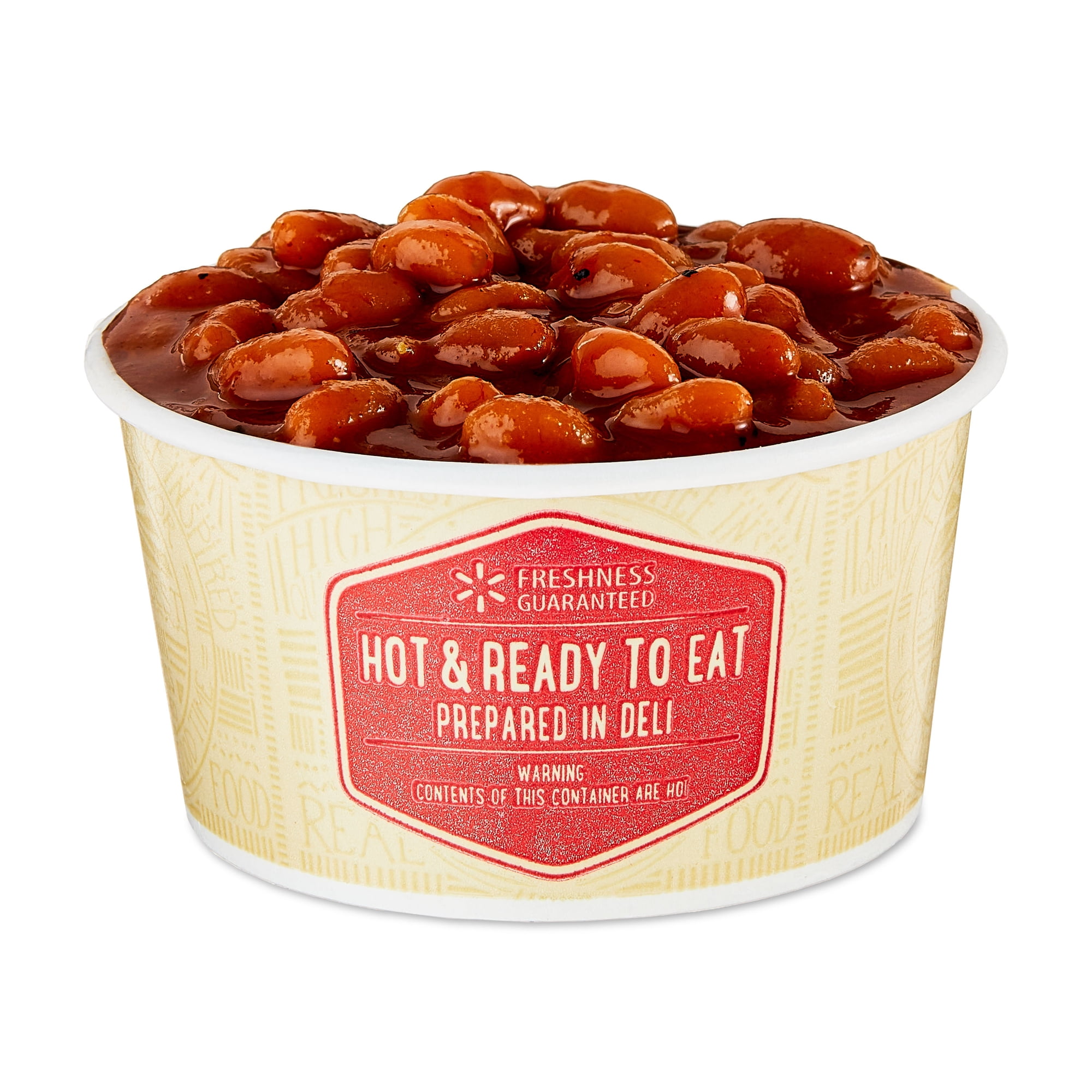 Freshness Guaranteed Fresh, Hot and Ready-to-Eat BBQ Baked Beans, Family Size Side, 16 oz, 1 Count