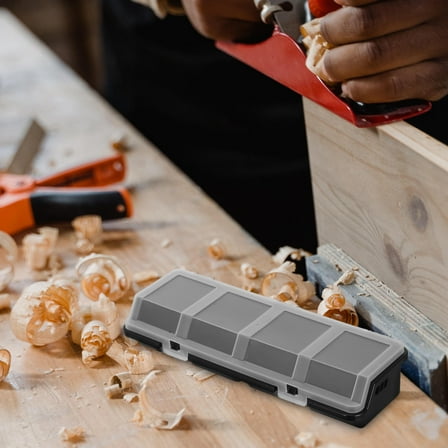 Toddmomy 2Pcs Nail and Screw Organizer Screw Storage Bins Black PP Material for Tool Users in Garage and Workshop