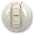 thumbnail image 2 of Brass Vinyl Coated Plate Hanger 5 to 7 Inch Plates - Set of 4 - Includes Hook and Nail for Hanging, 2 of 4