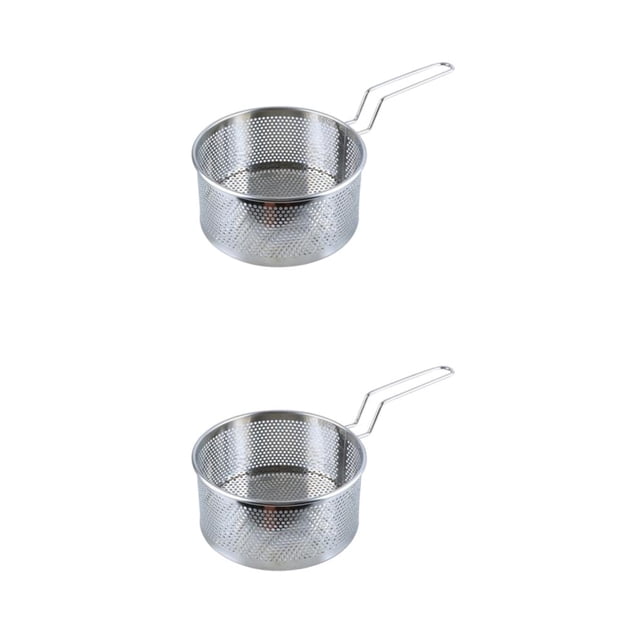 Cateissary Stainless Steel French Fry Chips Basket Net Cooking Kitchen Strainer Type1 NO1