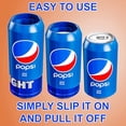 thumbnail image 4 of Skywin Silicone Can Cover - 10 Pack 12oz (355ml) Can Cover can Hides Can by Disguising it as a Can of Soda Silicone Can Sleeve (Dark Blue), 4 of 7