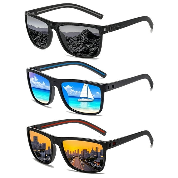 Polarized sunglasses for men and women, Mens Sunglasses Polarized UV protection Lightweight Sun Glasses for Driving Fishing Golf