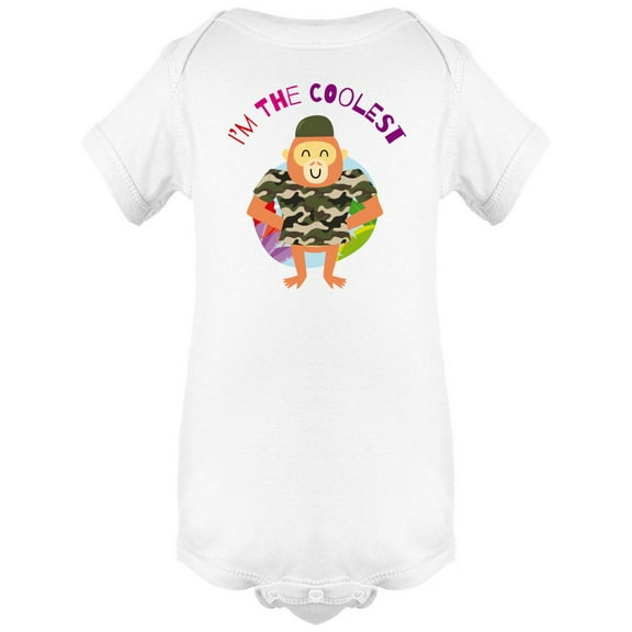 Im The Coolest Funny Monkey Bodysuit Infant -Image by Shutterstock,  6 Months