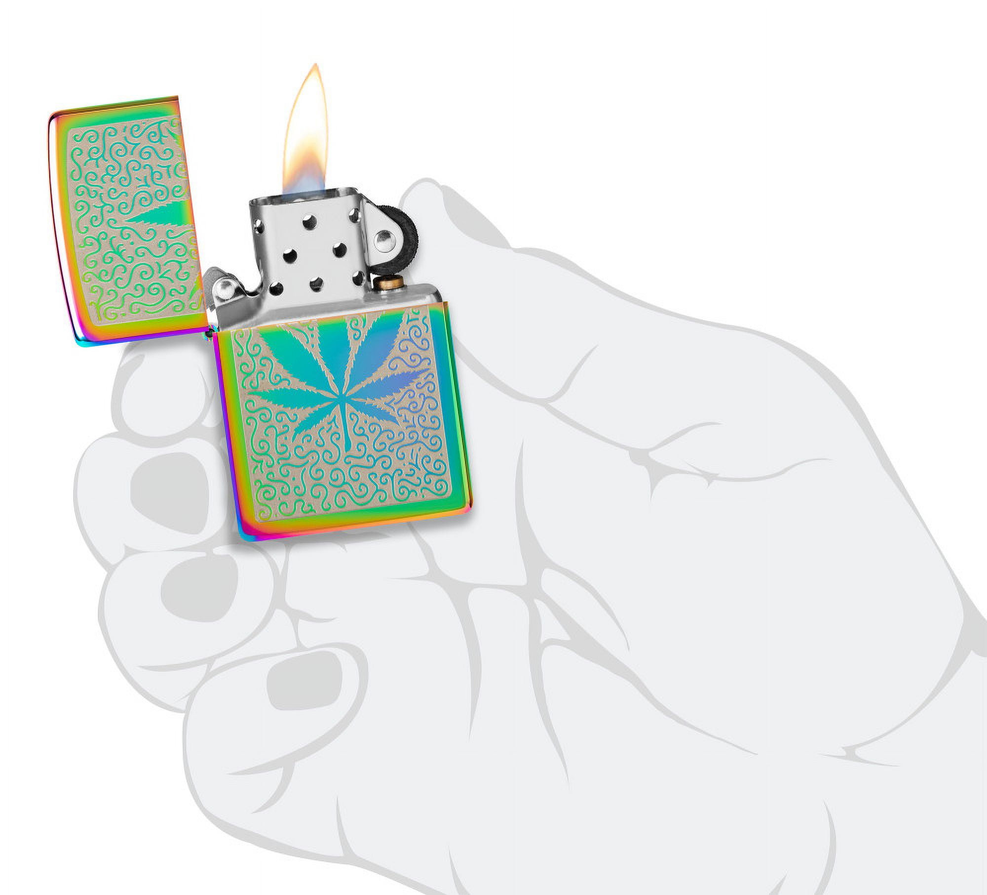 Zippo Cannabis Design Multi-Color Pocket Lighter - Walmart.com
