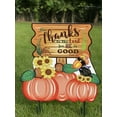 thumbnail image 2 of Psalm 107:1 Give Thanks with Pumpkins, Crow, Sunflowers, 2 of 9