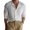 White, variant on Men's Button Down Knit Shirt Lightweight Long Sleeve Drop Shoulder Top for Fall Fashion Cruise Resort Vacation Daily Wear, Brown, XL