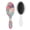White-514, variant on Fashion Hair Brush, Stylish Modern Detangler Hairbrush with Aesthetic Abstract Design, Paddle Brush for Women Girls Boys, Soft Bristle Comb for Wet Dry Hair, Travel & Gift Friendly
