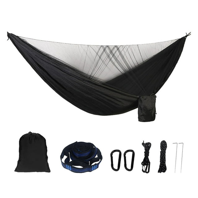 EGNMCR Moustiquaire de Camping et de Randonnée, à Cordon, Ouverture Automatique Rapide, Maille Extérieure en Nylon avec Fil de Nylon pour Lit Suspendu
