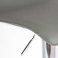 thumbnail image 4 of Bronte Living Tabouret de Bar en Similicuir Pivotant à 360° Dossier Haut Base Réglable en Hauteur avec Protection de Sol en Plastique - Série Miranda - Ensemble de 2, 4 of 9