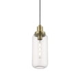 thumbnail image 2 of 40614-01 Livex Lighting Oakhurst - 1 Light Mini Pendant In Industrial Style-19.5 Inches Tall and 5 Inches Wide-Antique Brass Finish    -Traditional, 2 of 9