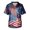 Dark Blue, variant on Men's 4th Of July Scrubs Top Fashion Patriotic V-Neck Short Sleeve Graphic Printed Scrub Tops 2026 Summer Comfortable Stretchy Nurse Scrubs with Pockets Watermelon Red XL