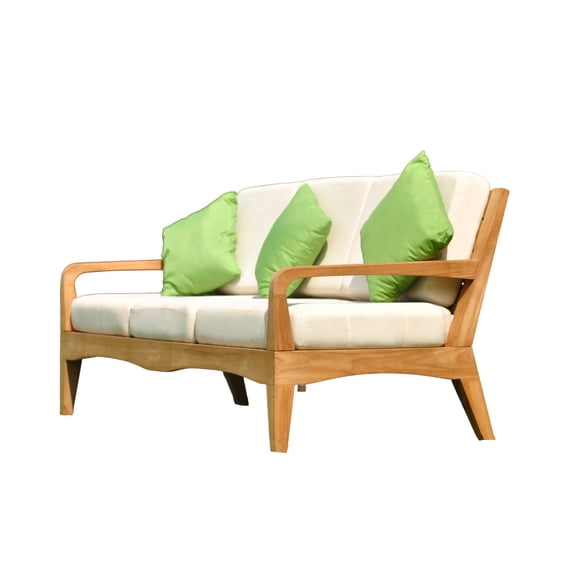 Noida 1 Pc Sofa Set: Sofa With Cushions in Sunbrela Fabric #5404 Canvas Natural