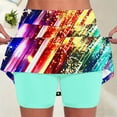 thumbnail image 2 of Ruimatai Women's High Waisted 2 in 1 Flowy Skort Star Print Athletic Tennis Skirt with Built in Shorts for Gym Daily Wear, 2 of 6