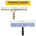 thumbnail image 5 of Windows101 Window Cleaning Side Bucket on a Belt Holster Holds 3 Squeegees and a Washer (Black W/Tools), 5 of 6