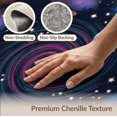 thumbnail image 6 of ODIKA 8'x10' Washable Area Rug Meteorite Vortex Motif Uranus Themed Theme Galaxy Nebula Starry Playful for King Size Bedroom Under Bed, Master Suite, Non-Shedding, Easy Care, 6 of 7