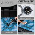 thumbnail image 3 of Yspwyqan Trunk Mat for Cars, Blue Gold Marble All Weather Anti-Slip Cargo Liner, Easy to Clean Auto Interior Accessory Compatible with Saloons Most Car Vehicles, 3 of 7
