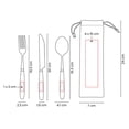 thumbnail image 2 of Cubiertos con bolsa,  - tommer, 2 of 7