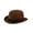 Brown, variant on Different Touch Men 100% Wool Felt Top Hats Victorian Style Mad Hatter Tall
