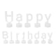 thumbnail image 1 of KAKOWELY 1 juego de lámpara de vela LED con letras creativas para cumpleaños, decoración de cumpleaños, 1 of 5