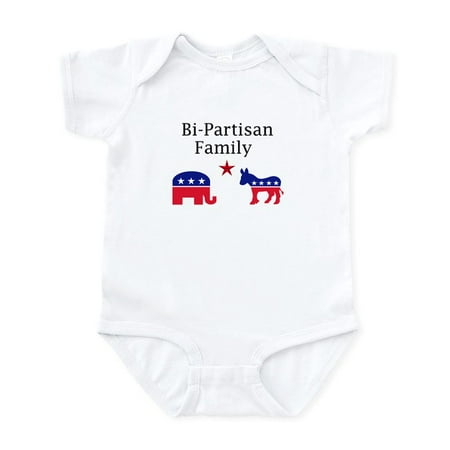 

CafePress - Bi Partisan Infant Bodysuit - Baby Light Bodysuit Size Newborn - 24 Months