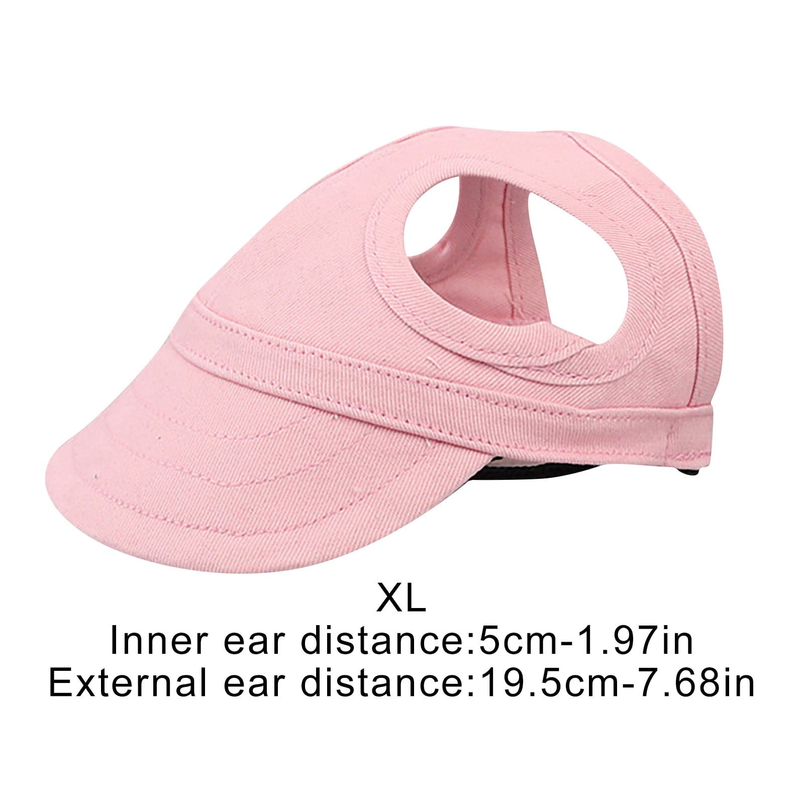 Cloud Green Pet Baseball Cap Size Xl Outdoor Sun Protection Hat with Ear Holes and Adjustable Drawstring Sport Visor Hat for Dogs and Cats Holiday Dressing-Up Prop