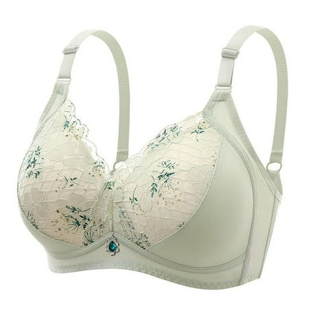 

FY23 Valentine s Day Lingerie for Womens PEZHADA Woman s Comfortable Lace Breathable Bra Underwear No Rims