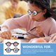 thumbnail image 5 of Gafas de plástico divertidas para fiesta, accesorios para fotos, celebración, fiesta de disfraces, 2 uds., 5 of 6
