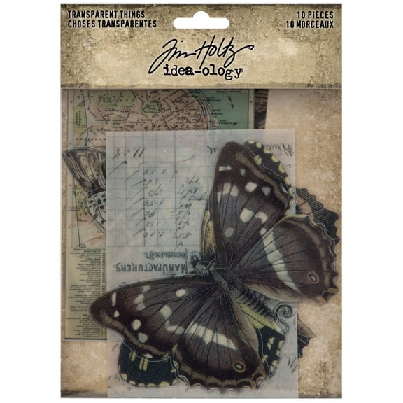Idea-Ology Transparent Acetate Things-10/Pkg