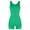 Green, variant on Yoga Jumpsuit for Women Ribbed One Piece Tank Top Sleeveless Bodycon Sport Shorts Gym Romper Workout Bodysuit Black S
