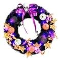 thumbnail image 3 of Puerta de Halloween Guirnalda Puerta Colgante 17.72 pulgadas Decorativo Feliz Halloween Temas Fiesta de miedo Guirnalda de Halloween Decoración de, 3 of 8