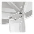 thumbnail image 4 of 30'' Round All Weather White Metal Restaurant Patio Bar Height Table For Indoor or Outdoor Use, 4 of 6